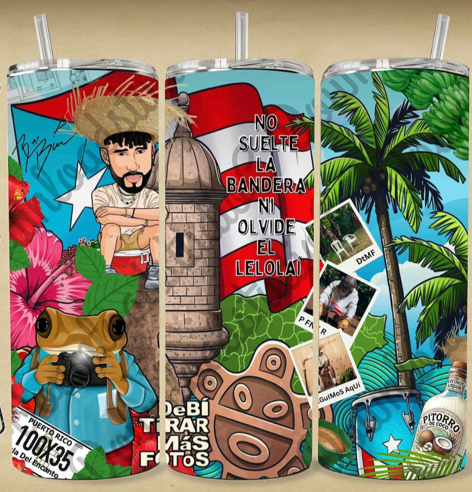 Bad bunny Tumbler 20 oz
