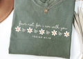 Floral Designed Fear not shirt