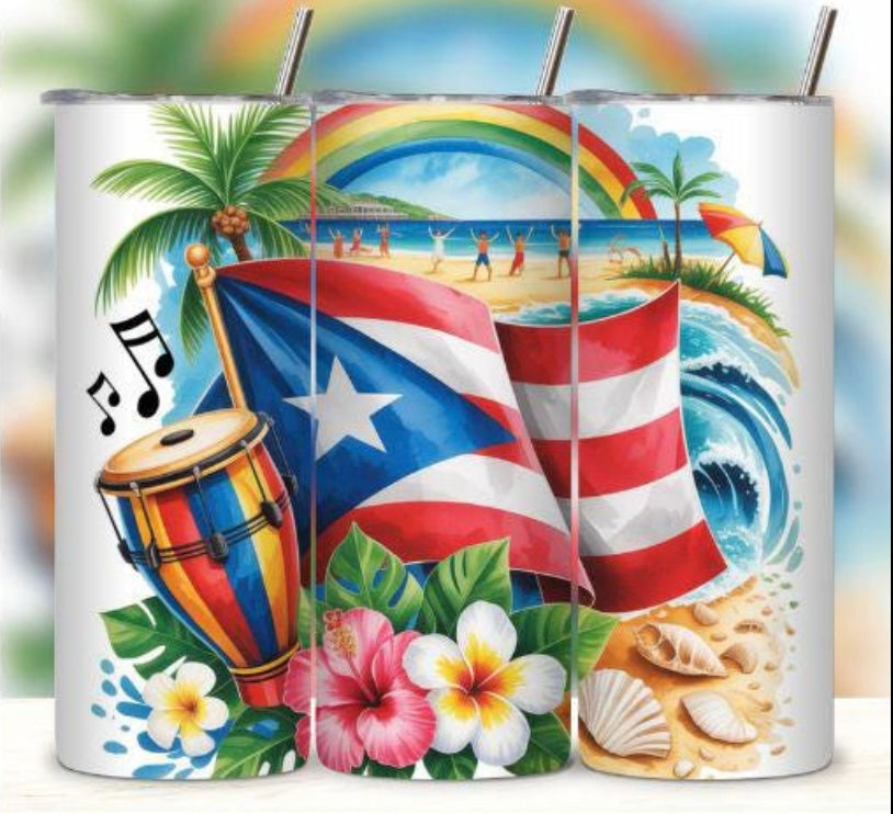 Puerto Rico Tumbler 20 oz